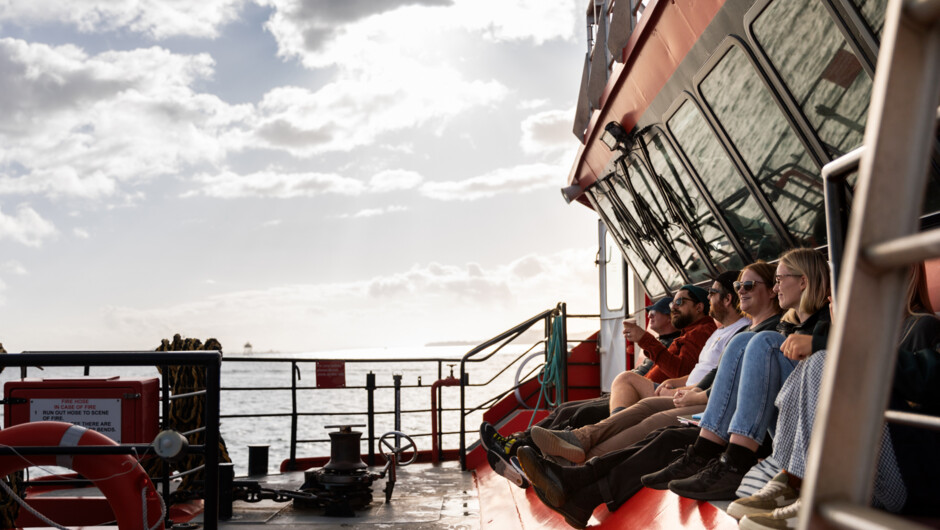 The best seat on the boat