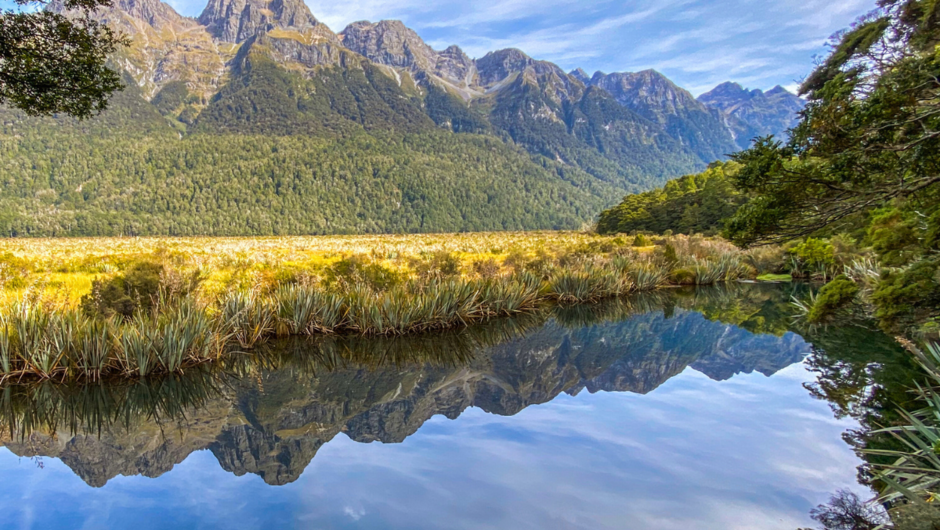 Mirror Lakes on the Milford Road