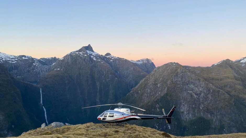 Remote alpine landings allow time for spectacular photo opportunities.