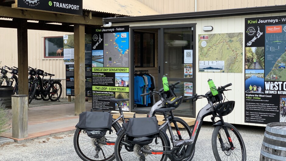 Quality Bike rental, including e-bikes.