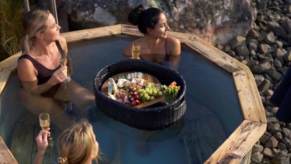 Treat yourself to a Solar Tub with the best mountain views, personalised service and access to all pools.