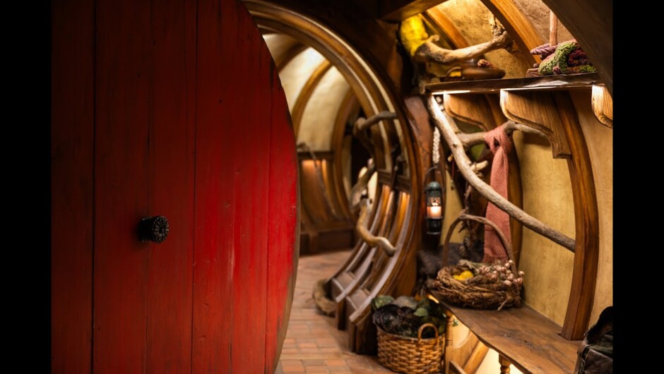 Venture Beyond The Door of the Hobbiton Movie Set