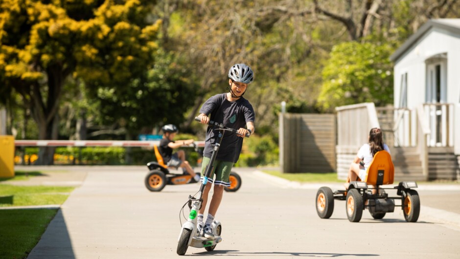 Karts and E-Scooter fun!