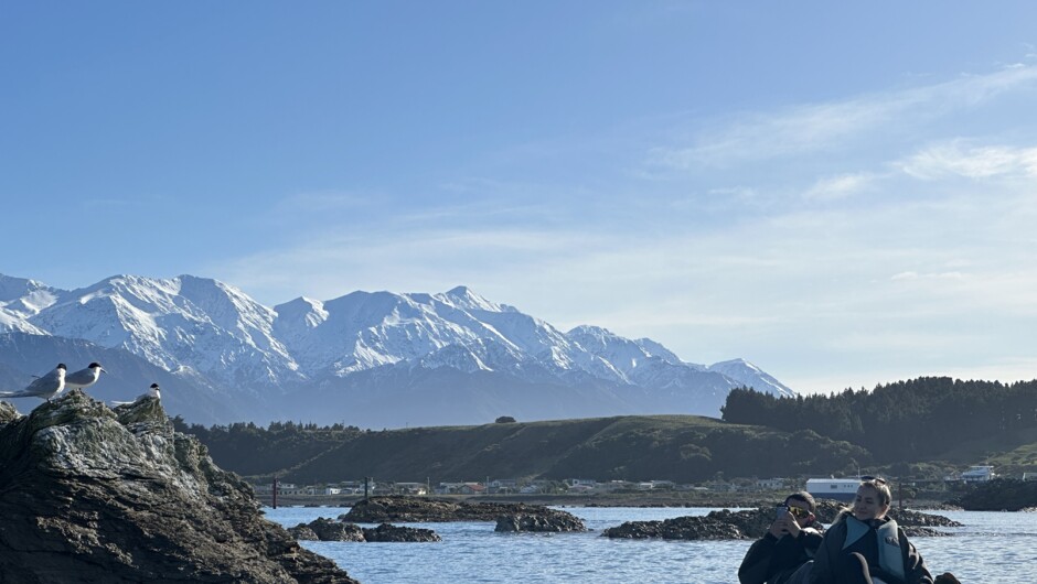 The beautiful Kaikōura seaward ranges over the autumn, spring and winter