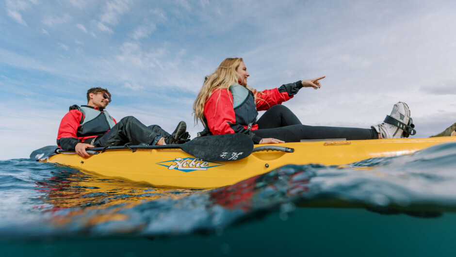 Great photo opportunities are available in hands-free pedal kayaks