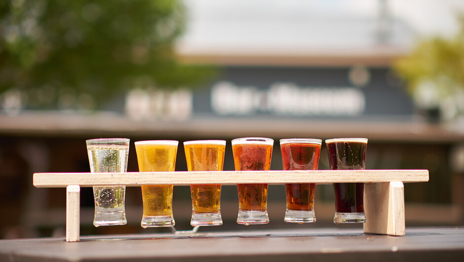 Our Tui Master Class is a fabulous tasting adventure where you can enjoy 3 or 6 tasters from our diverse range of brews.