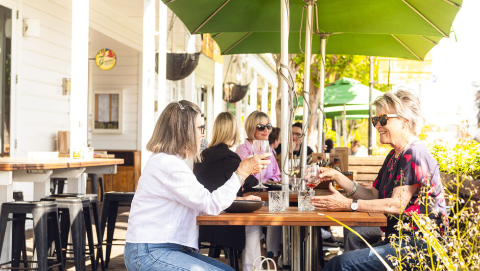 Alfresco dining at it's finest.