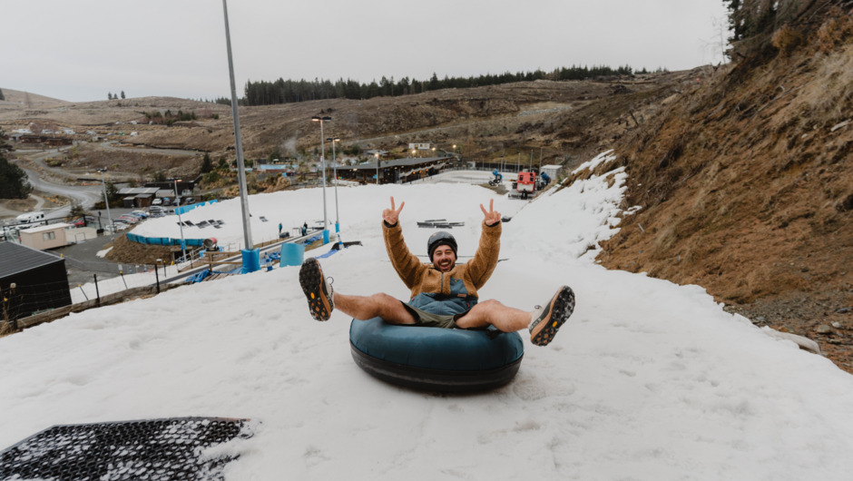 Snow Tubing fun.