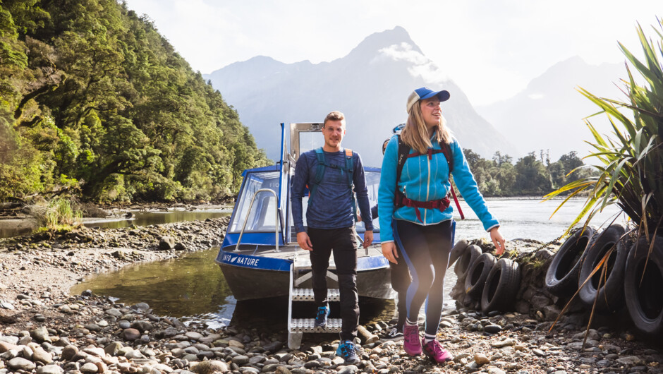 Start of the Milford Track