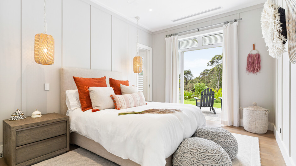 One of our spacious bedrooms in the Main House