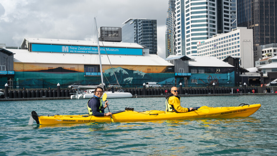 Paddling Viaduct Harbour