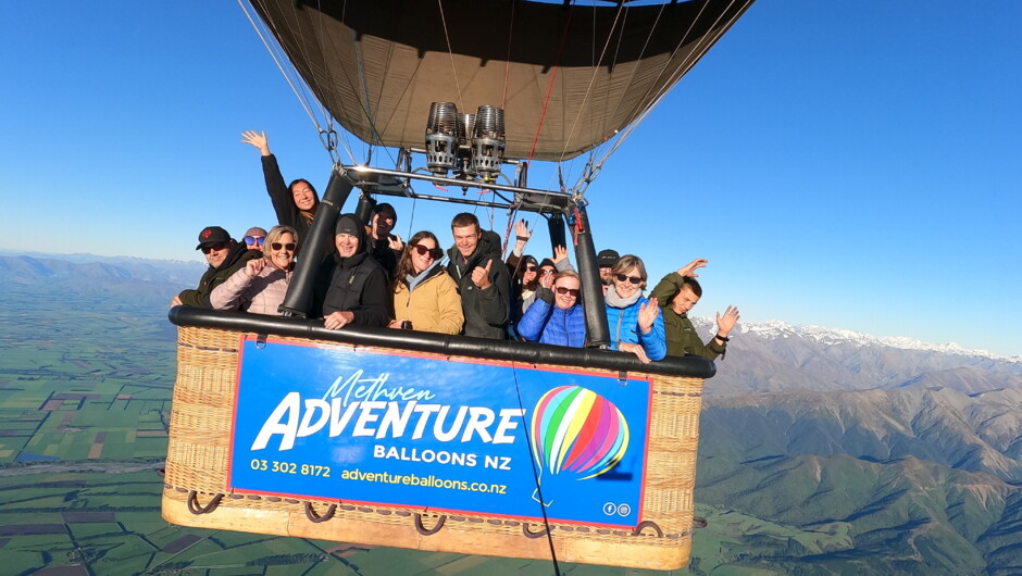 Beautiful views of the Canterbury plains