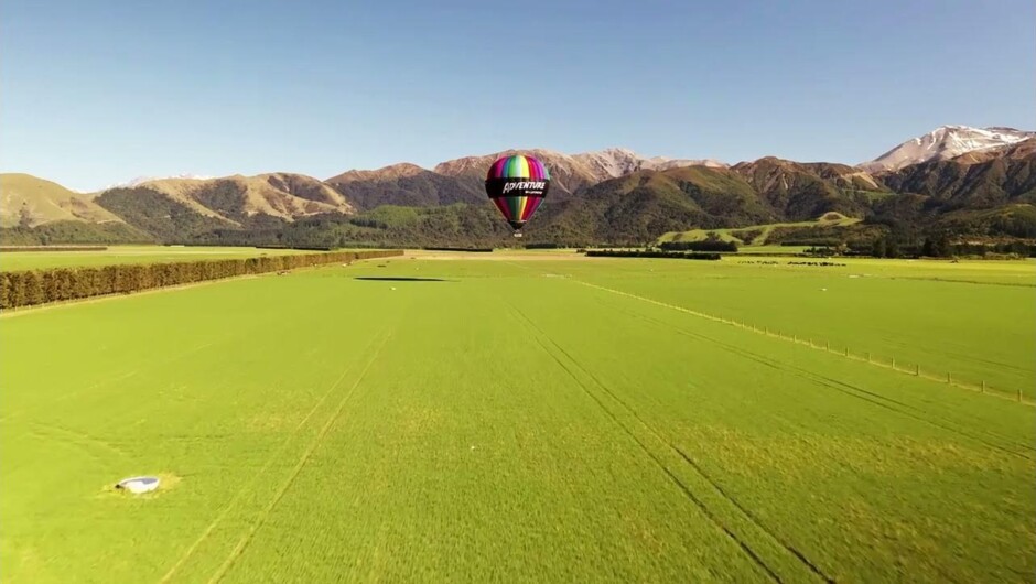 Hot air balloon flight