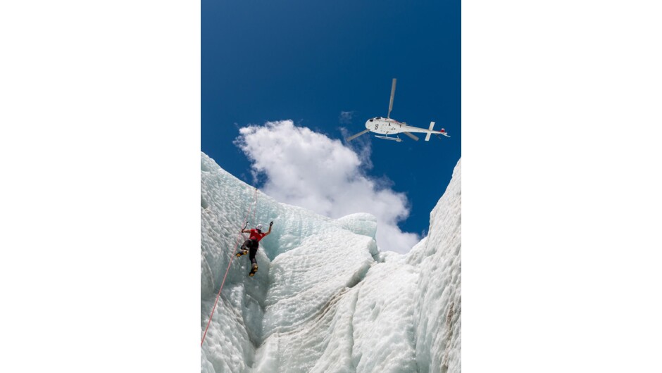 The ultimate way to experience the Franz Josef Glacier.