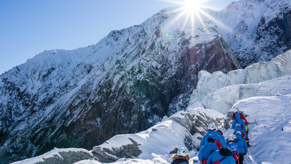 Experience the stunning scenery of the Franz Josef Glacier with our award winning guiding team.