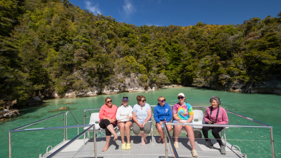 Abel Tasman Sea Shuttle - cruising