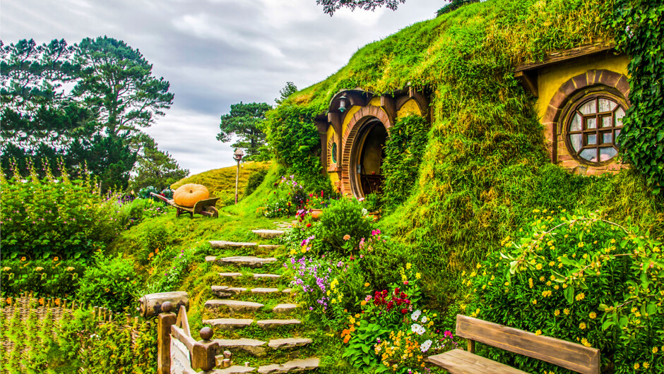 Explore the cosy village of Hobbiton