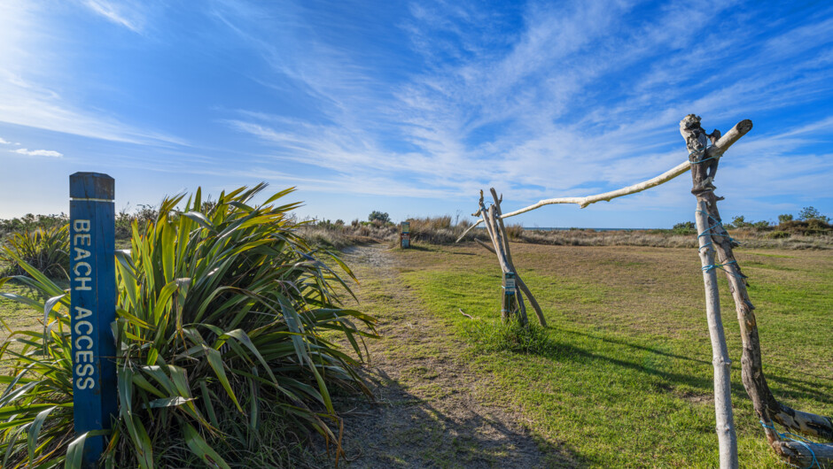 Beach access at Tasman Holiday Parks - Ohiwa