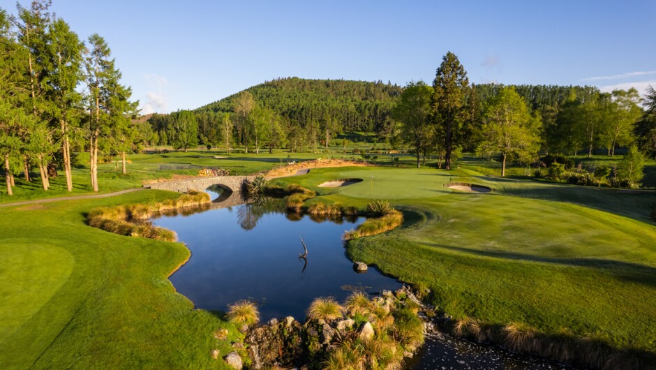 8th hole, Wairakei Golf + Sanctuary