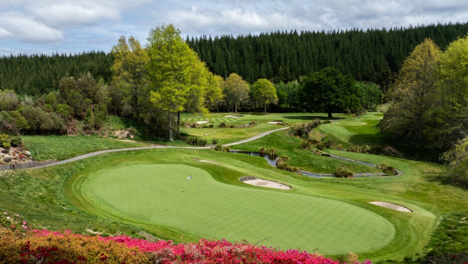 5th hole, Wairakei Golf + Sanctuary