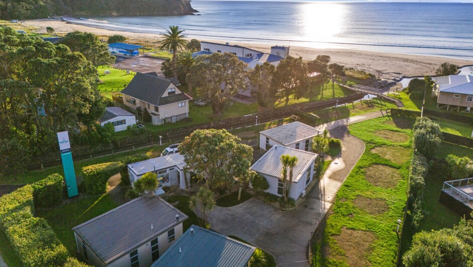 Tasman Holiday Parks - Waihi Beach Aerial