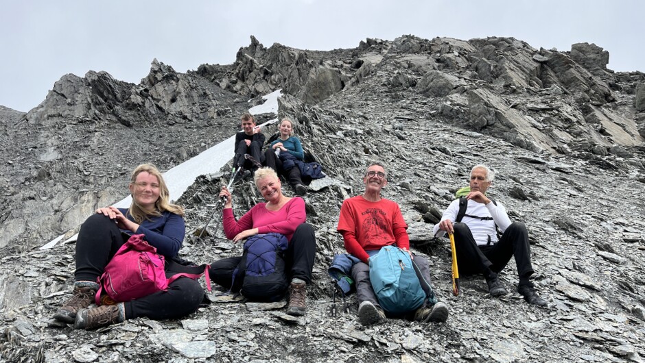 Ridge climb Mt Larkins