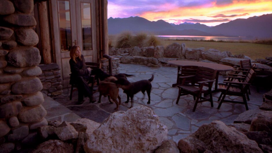 Dusk at Fiordland Lodge