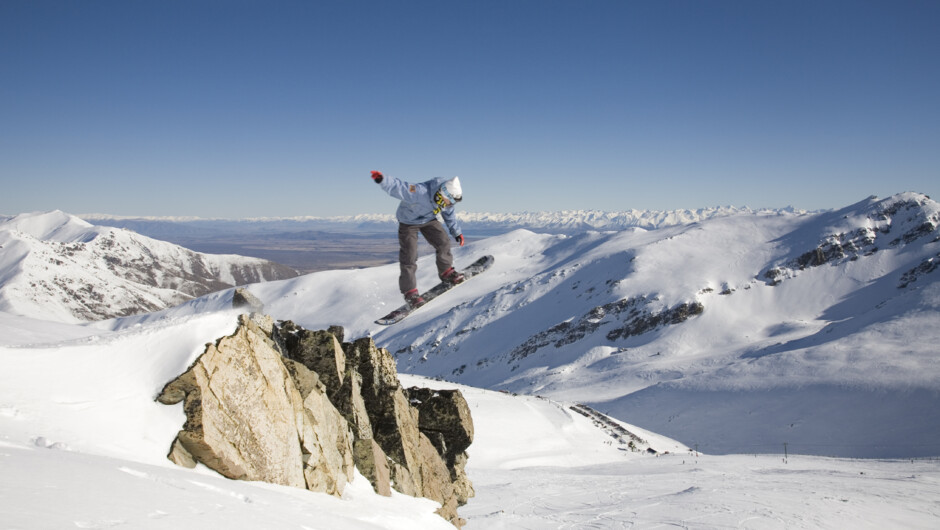 Snowboarding Mt Dobson