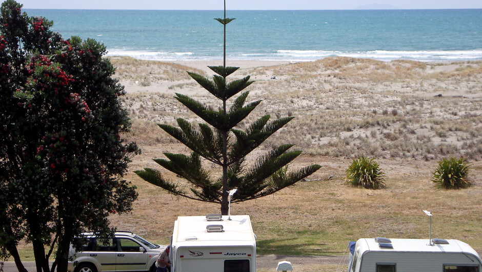 Caravaning at Ohiwa Beach