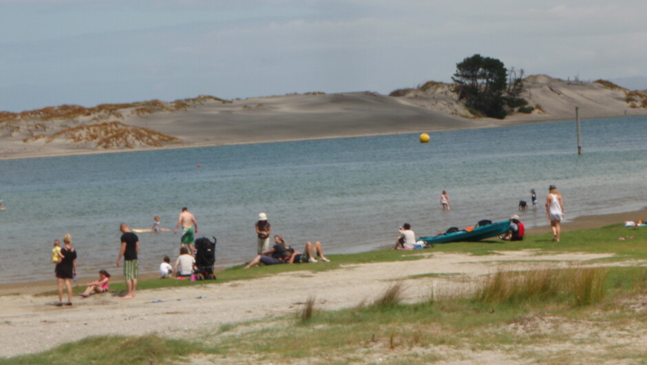 relaxing at the beach