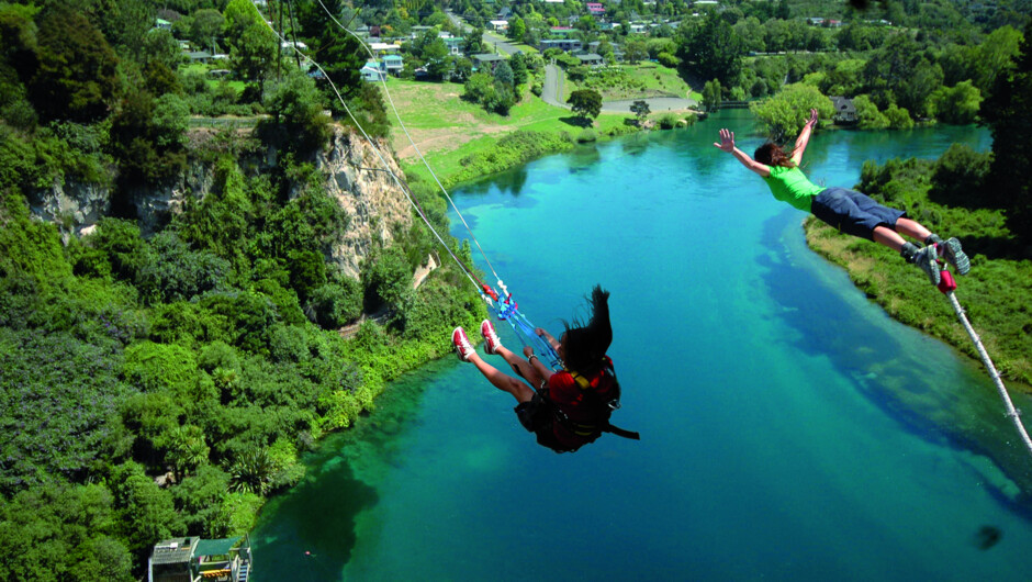 Do the Combo at Taupo Bungy & Cliffhanger