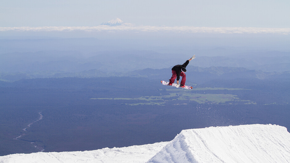 Mt Ruapehu - Boarding