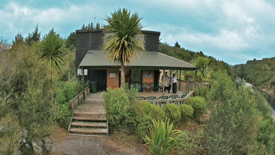 Rapids Jet located on the edge of the mighty Waikato River