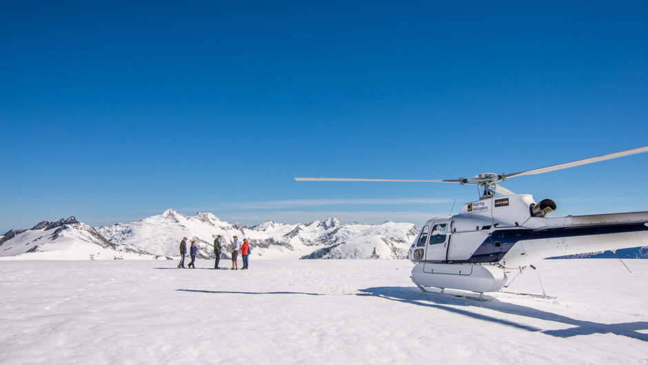 Magnificent snowfields.