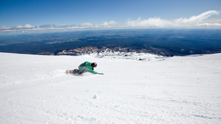 Turoa Ski Area overlooking Ohakune