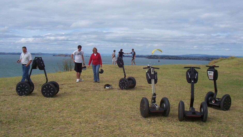 Parked up as we take a walk to enjoy the view and the Fort on North Head