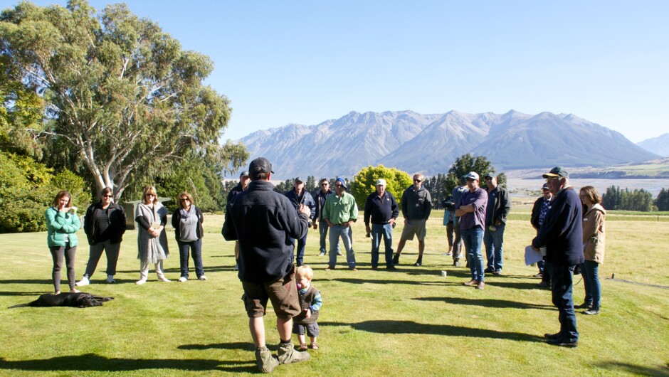 Exchange notes with farming colleagues