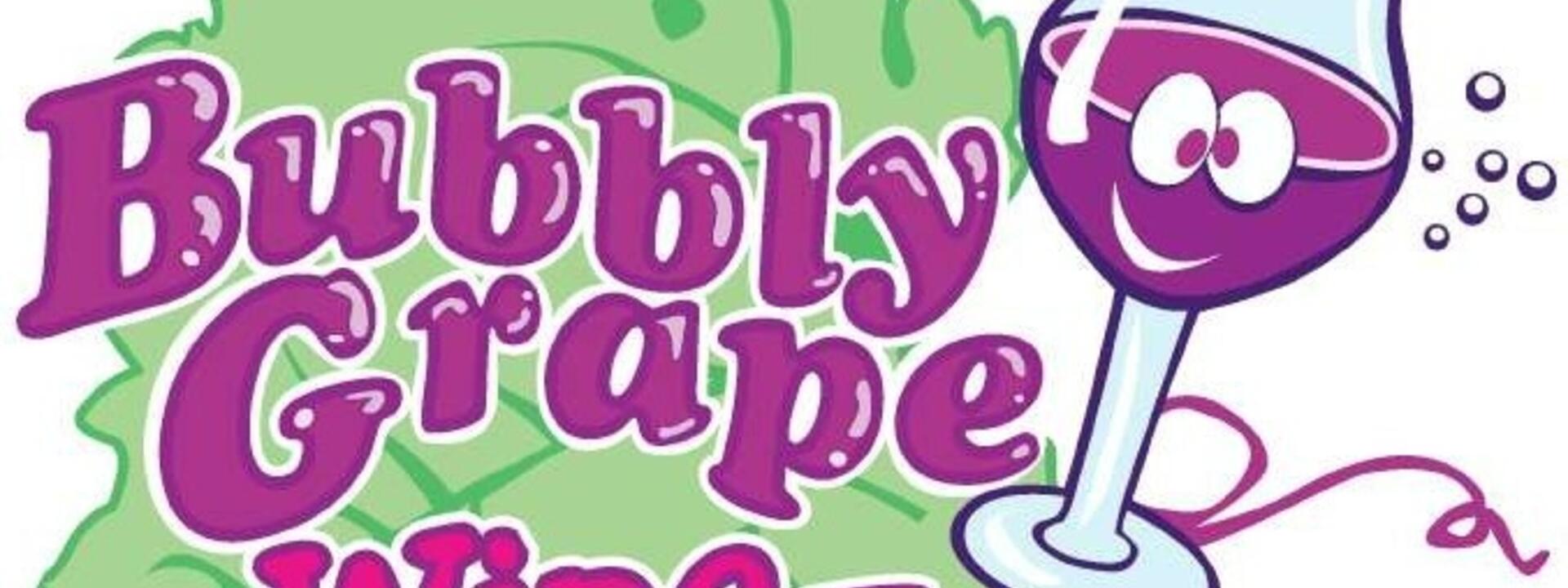 Logo: Bubbly Grape Wine Tours.