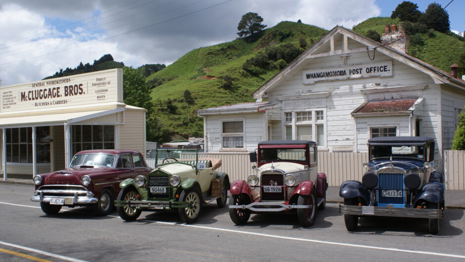 The best of the old in front of the former Post Office