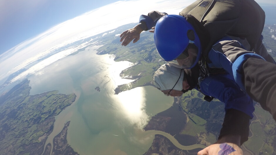 鸟瞰kaipara harbour