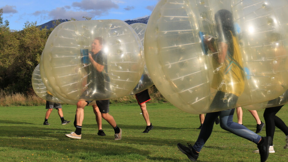 Bubble Soccer is a hilarious game