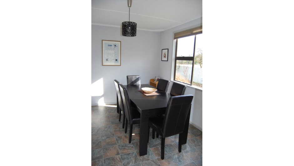 Dining room with garden views