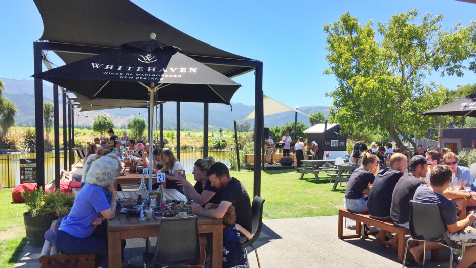 Lakeside dining