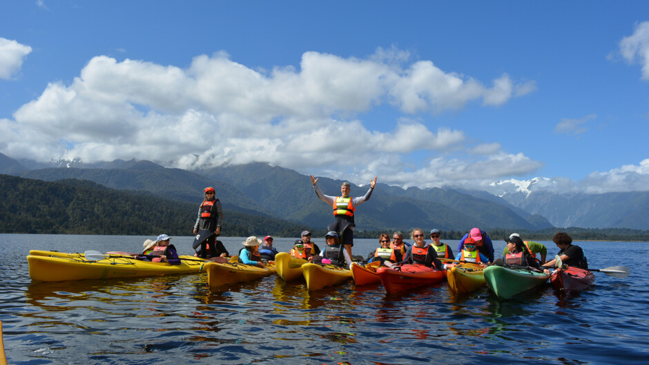 Kayaking Lake Mapourika