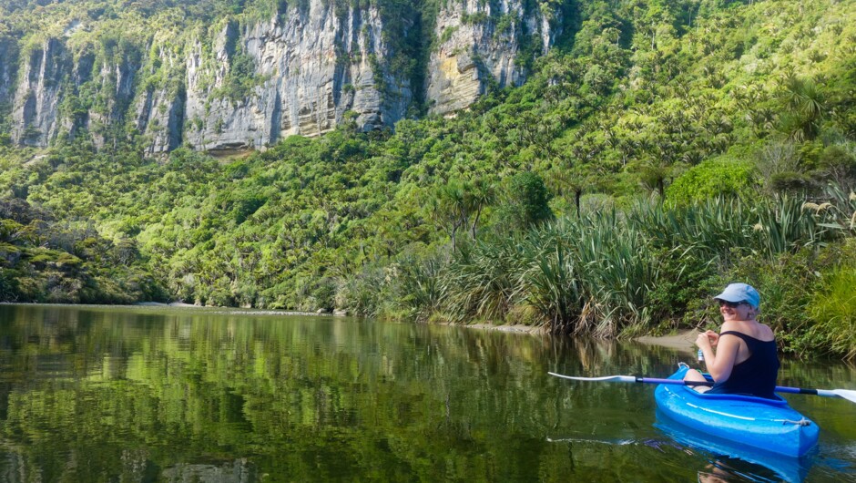 Kayaking in Punakaiki