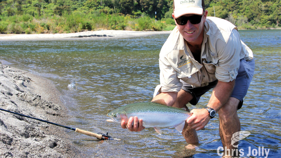 Guided fly fishing with Chris Jolly Outdoors