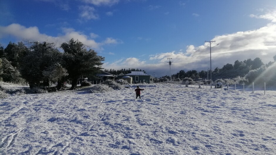 Enjoying the Snow after a storm clears