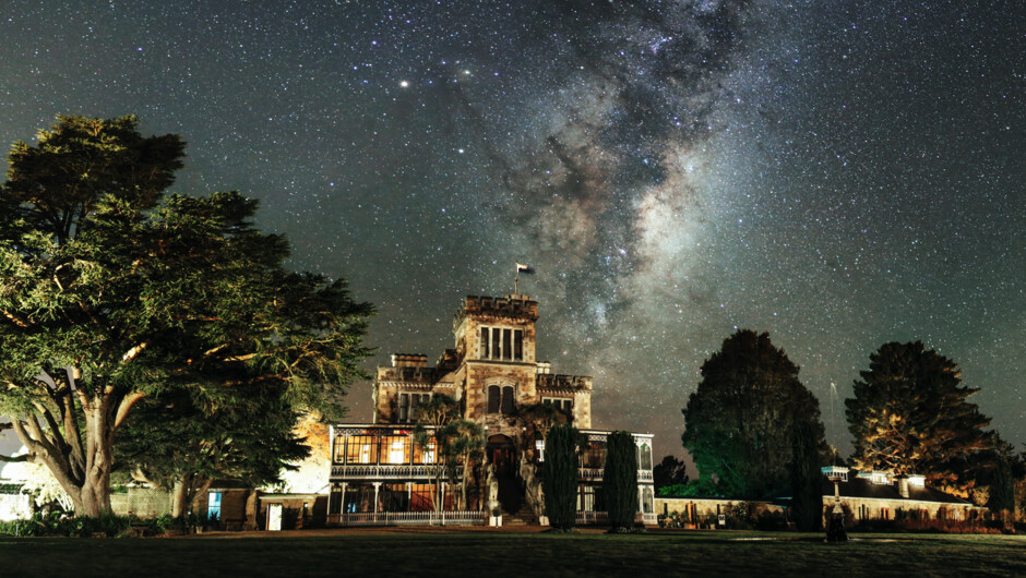 拉纳克城堡夜景