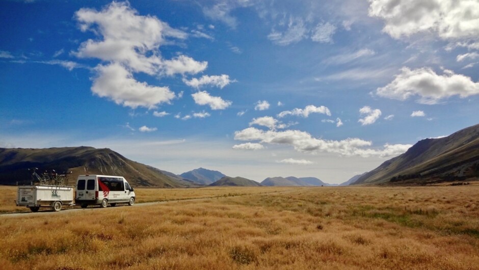 Amazing views ft. support vehicle and trailer